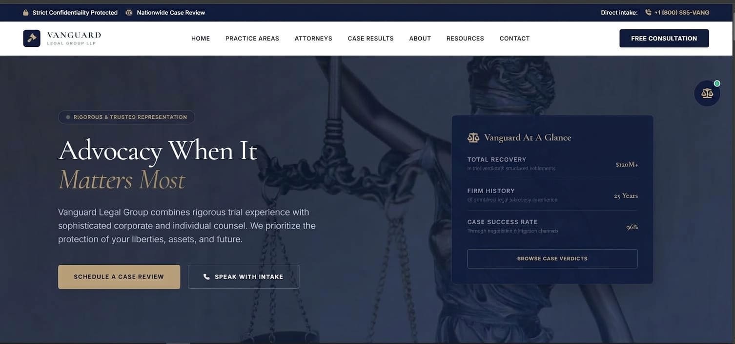 Law Firm Demo Website